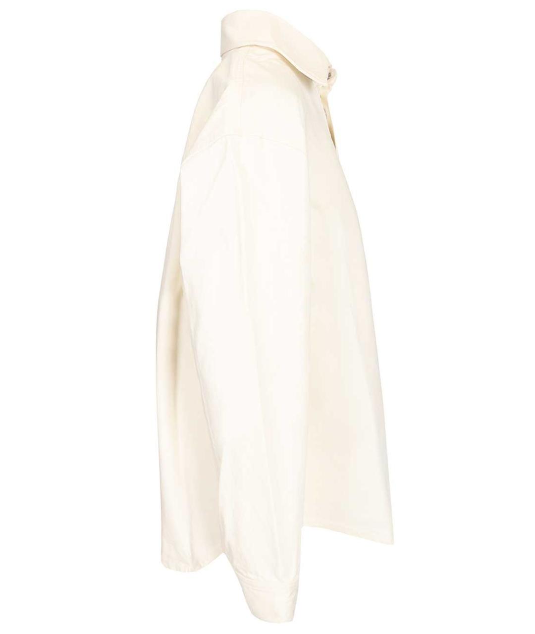 Ami Paris Белая полиэстеровая рубашка, фото 3