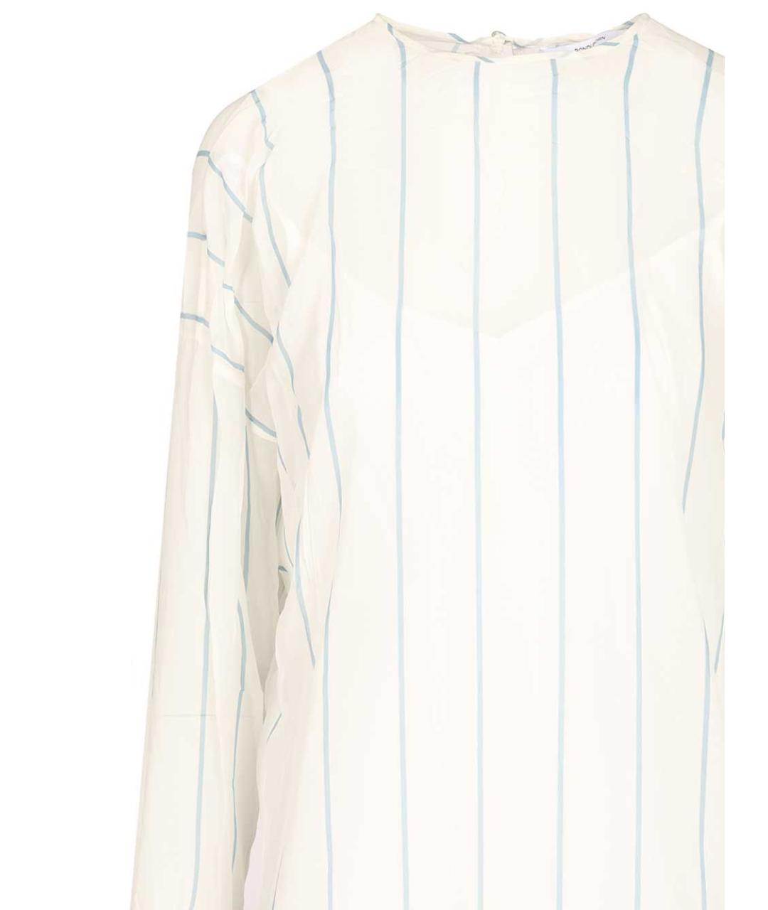 BONDI BORN Белая шелковая туника, фото 4