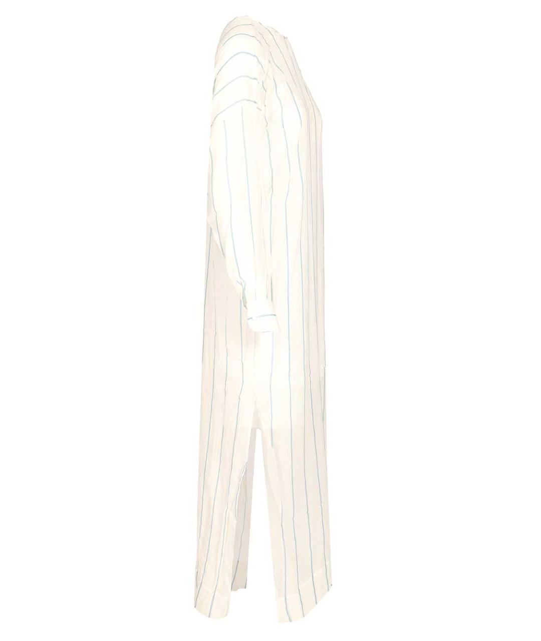 BONDI BORN Белая шелковая туника, фото 3