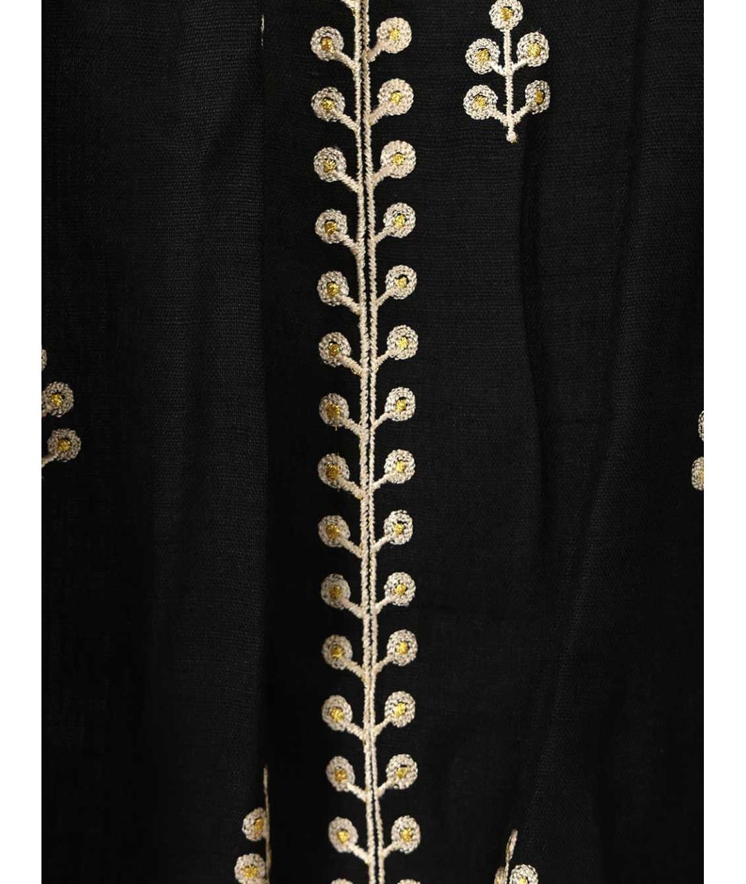 ISABEL MARANT Черная шелковая блузы, фото 5