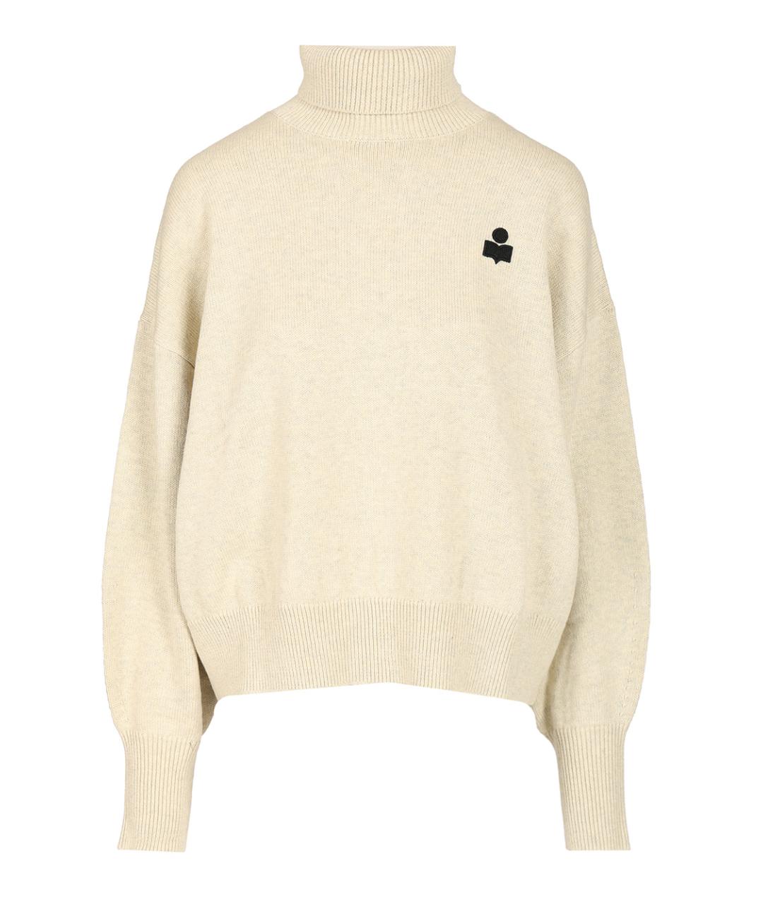 ISABEL MARANT ETOILE Бежевый хлопковый джемпер / свитер, фото 1