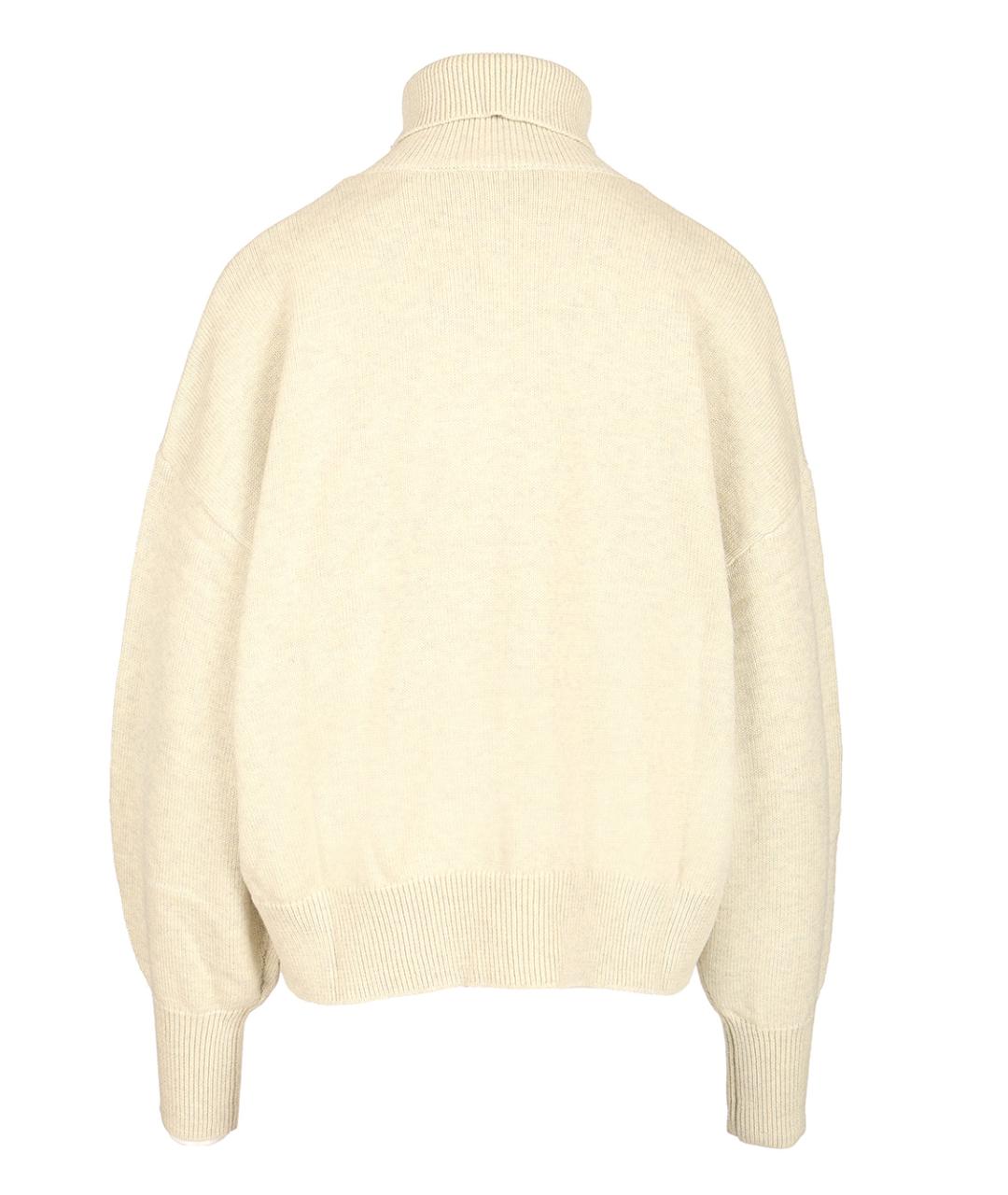 ISABEL MARANT ETOILE Бежевый хлопковый джемпер / свитер, фото 2