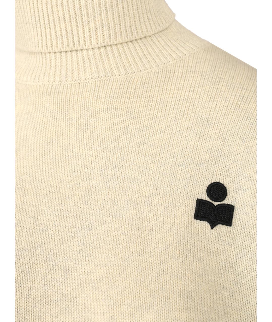 ISABEL MARANT ETOILE Бежевый хлопковый джемпер / свитер, фото 3