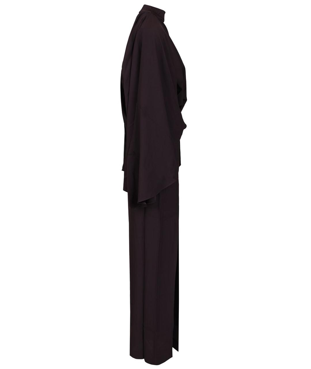 TALLER MARMO Черное ацетатное вечернее платье, фото 3