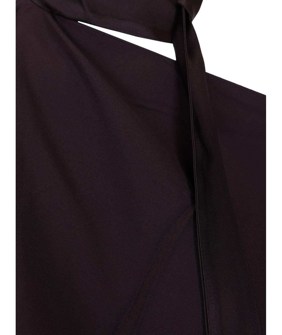 TALLER MARMO Черное ацетатное вечернее платье, фото 5