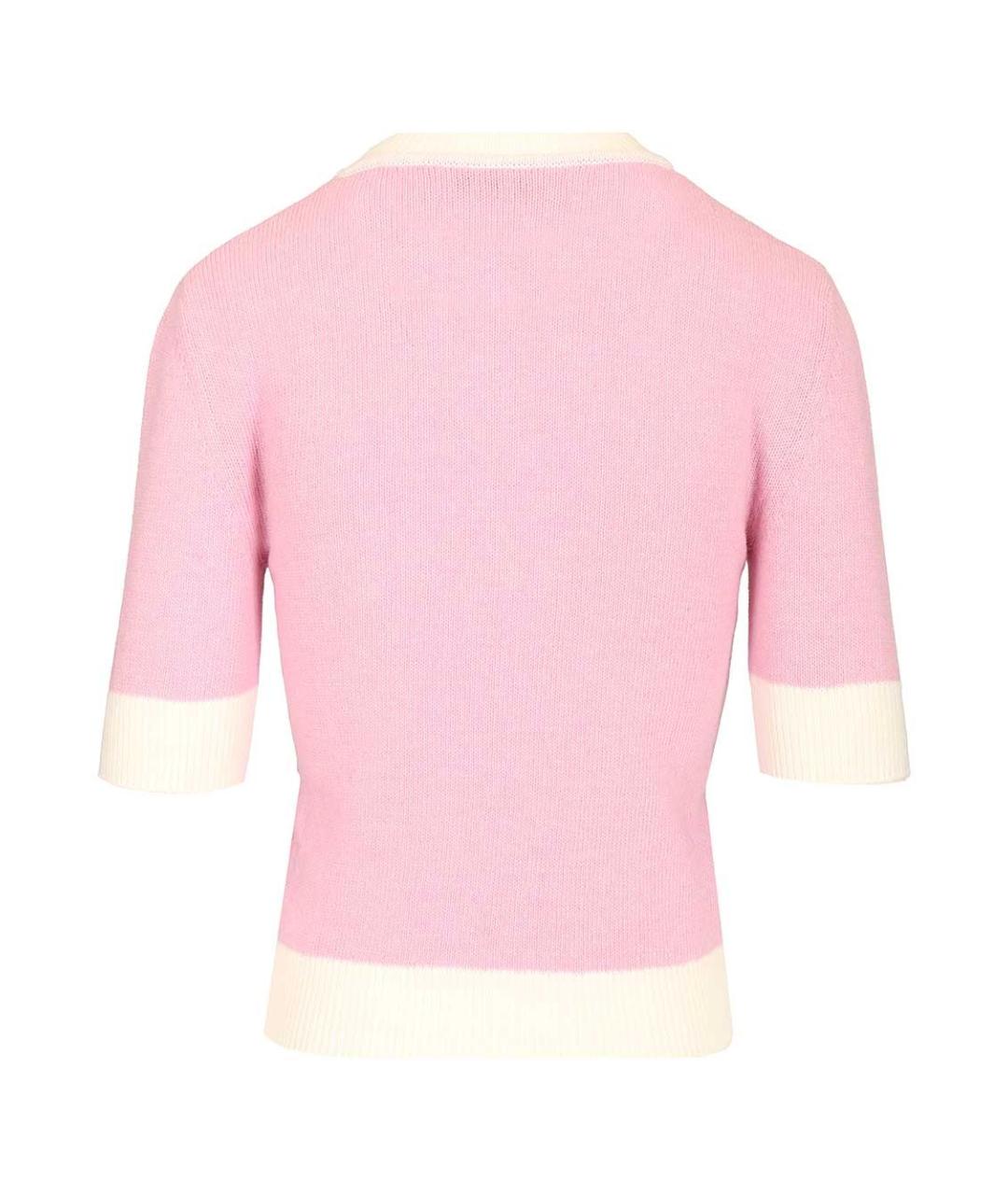 MARNI Розовый шерстяной джемпер / свитер, фото 2