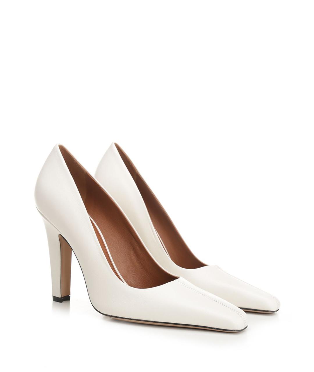 PARIS TEXAS Белые кожаные туфли, фото 2