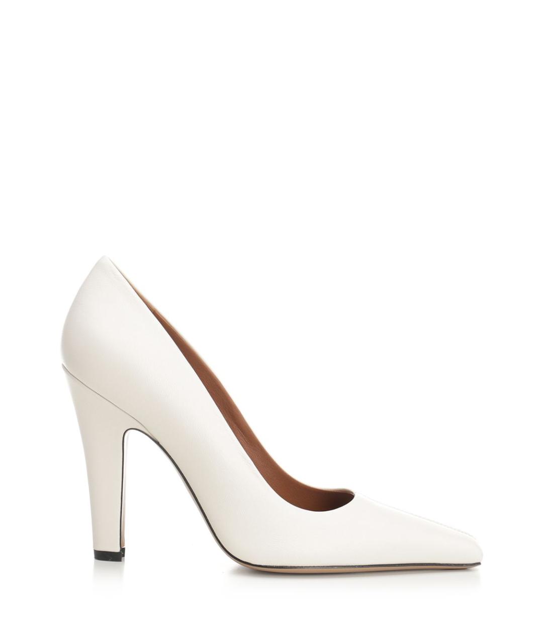 PARIS TEXAS Белые кожаные туфли, фото 1