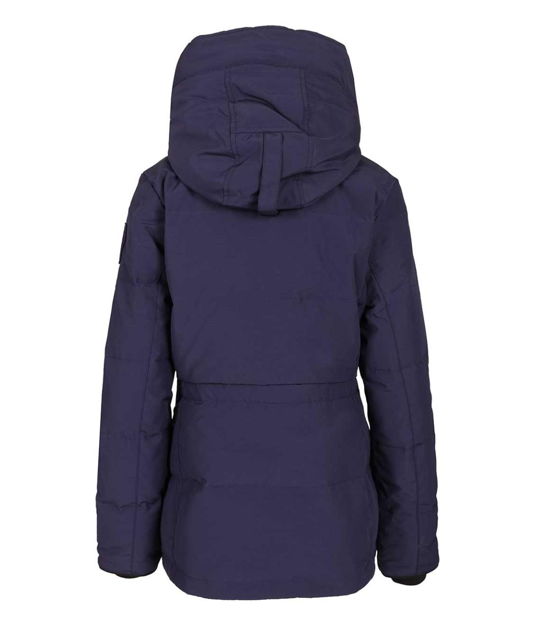 CANADA GOOSE Синий полиэстеровый пуховик, фото 2