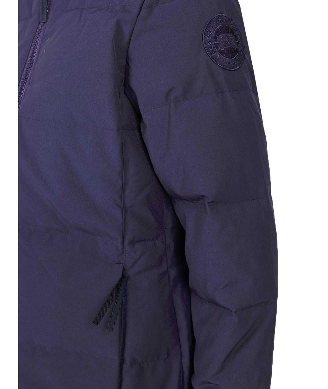 CANADA GOOSE Синий полиэстеровый пуховик, фото 4