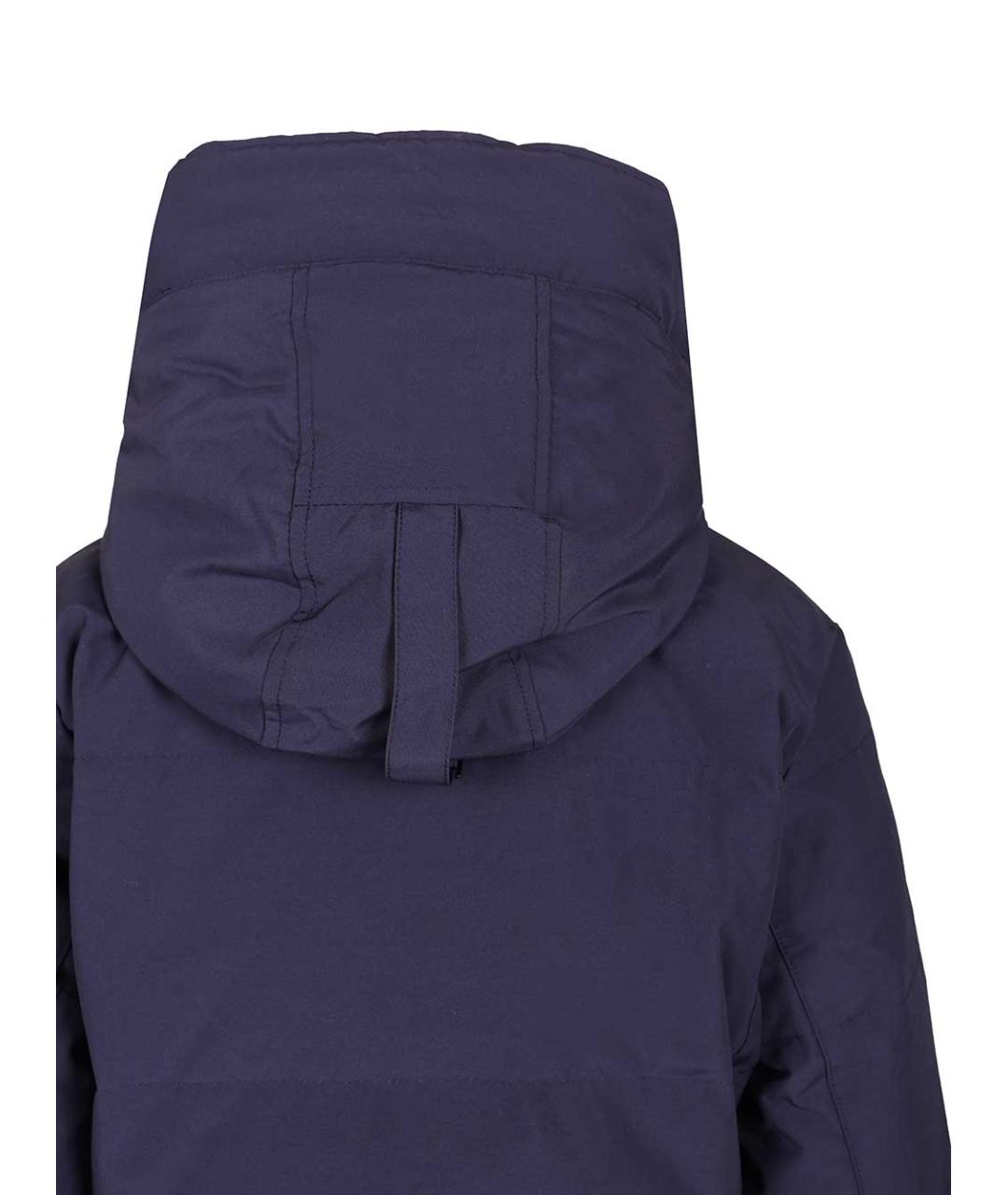 CANADA GOOSE Синий полиэстеровый пуховик, фото 5