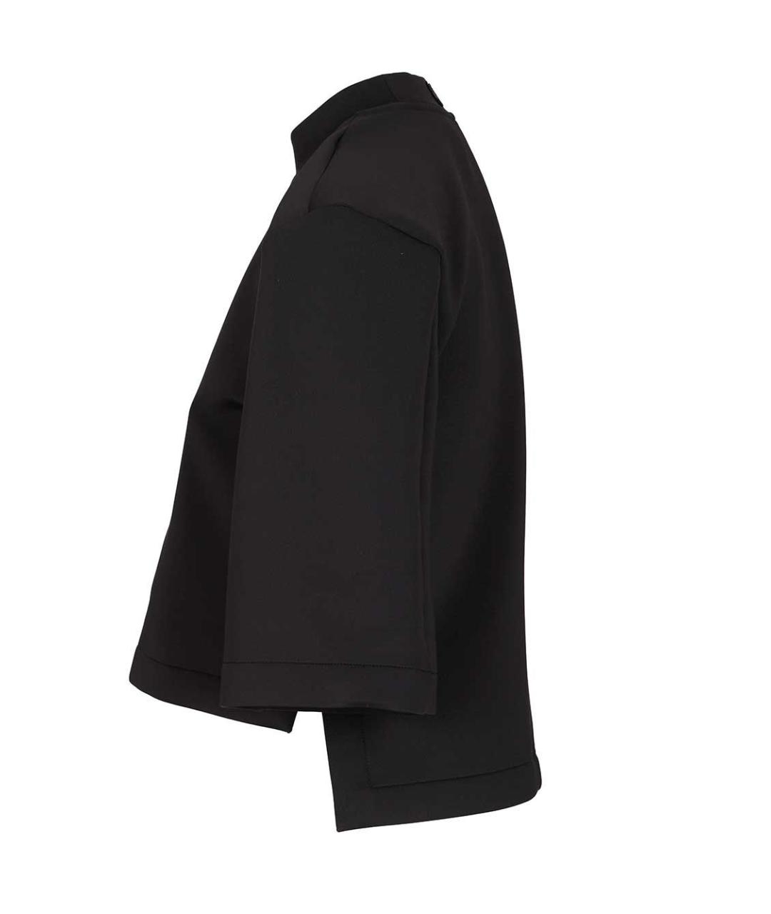 MONCLER Черная полиэстеровая футболка, фото 3