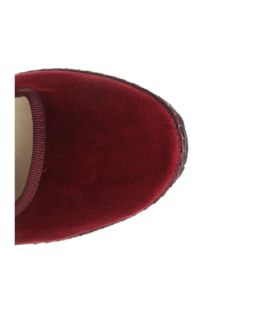 VIBI Бордовые текстильные балетки, фото 4