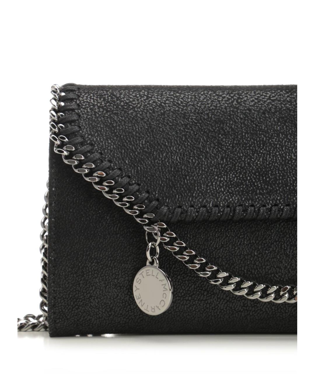 STELLA MCCARTNEY Черная сумка через плечо из искусственной кожи, фото 5