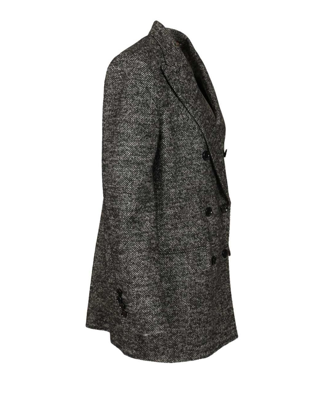 DOLCE&GABBANA Серый шерстяной жакет/пиджак, фото 3