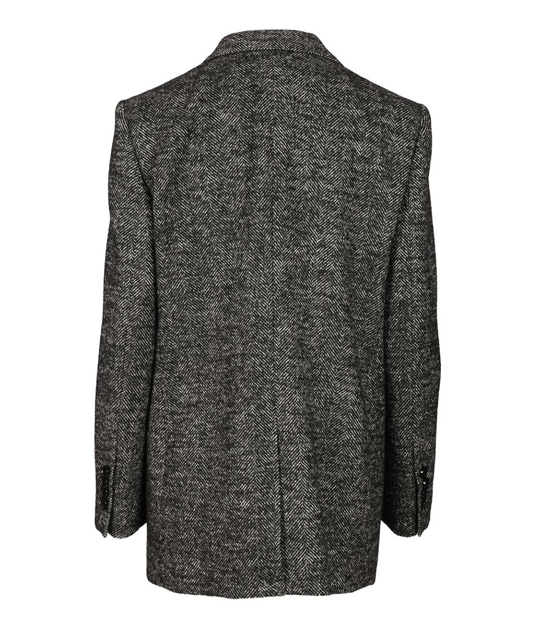 DOLCE&GABBANA Серый шерстяной жакет/пиджак, фото 2