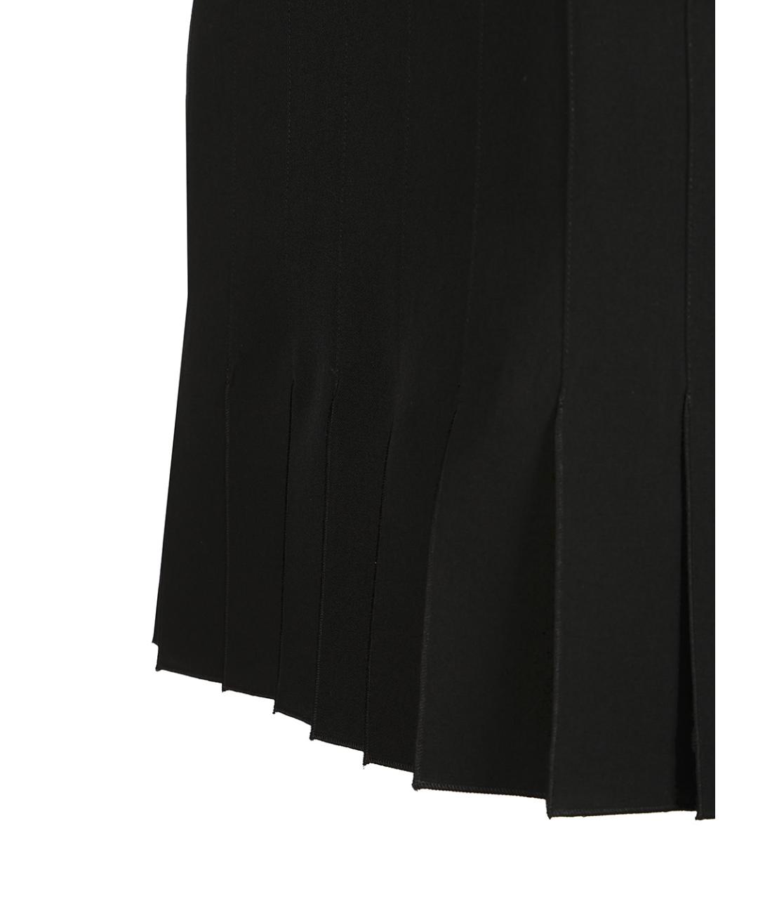 MARNI Черная шерстяная юбка мини, фото 4