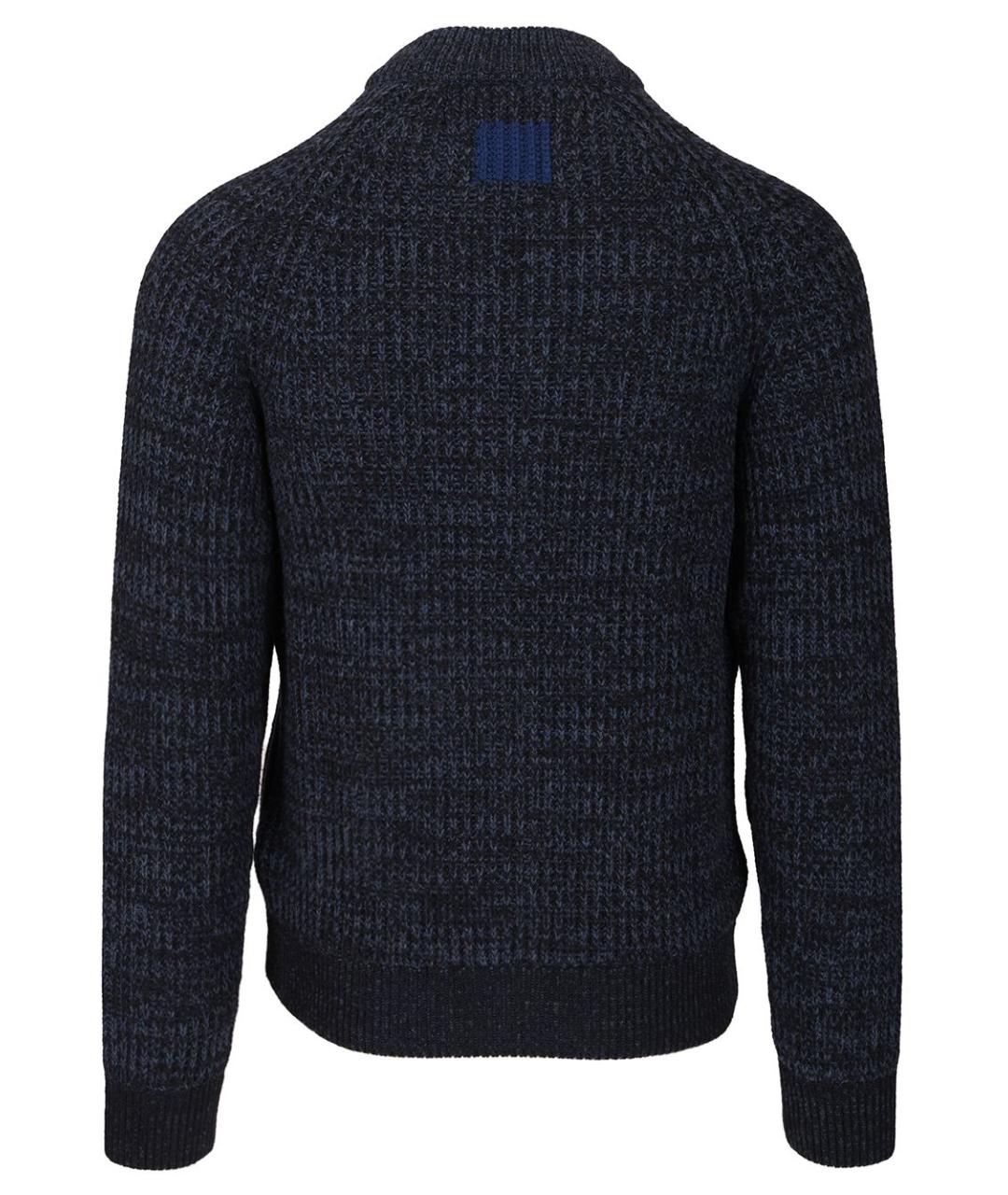 BARBOUR Синий шерстяной кардиган, фото 2