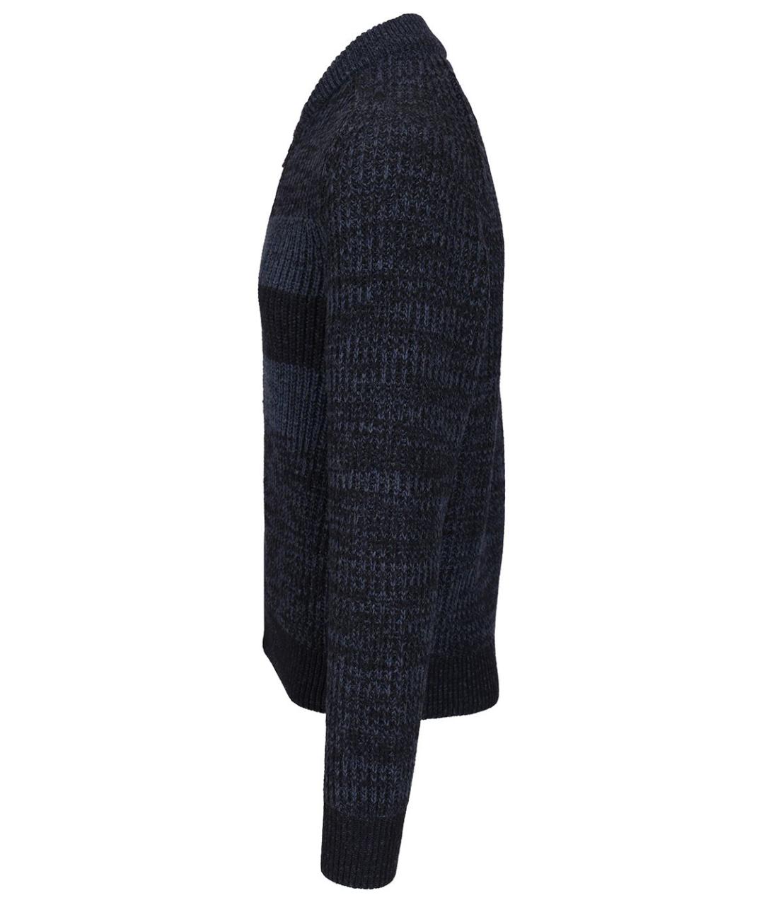 BARBOUR Синий шерстяной кардиган, фото 3