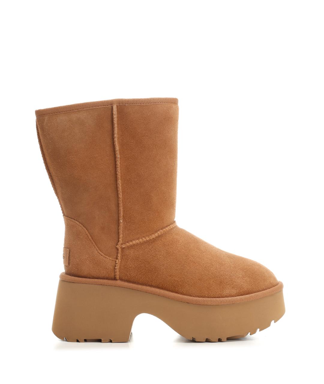 UGG AUSTRALIA Коричневые кожаные сапоги, фото 1