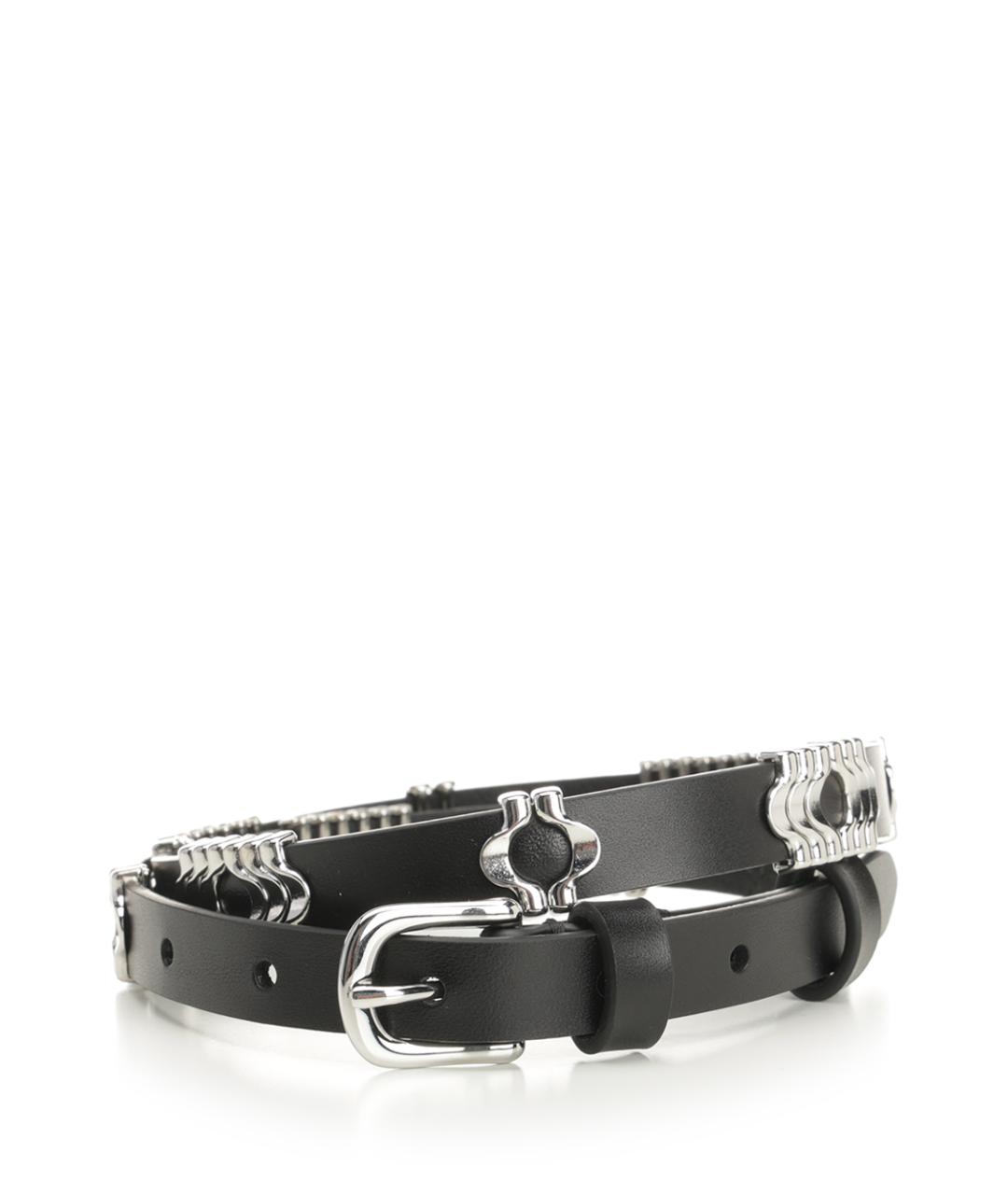 ISABEL MARANT Черный кожаный ремень, фото 1