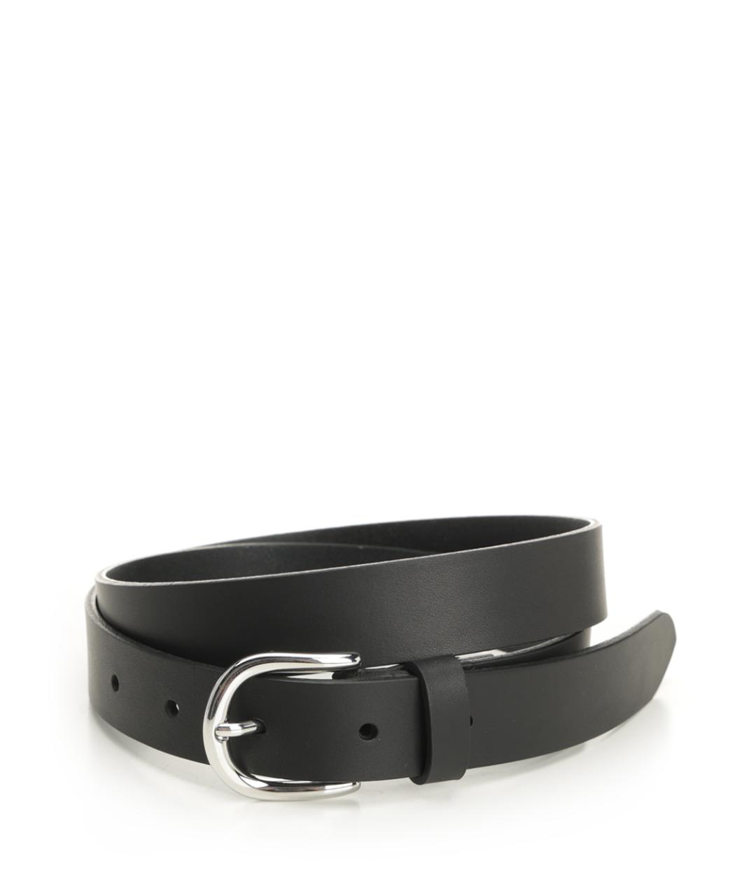 ISABEL MARANT Черный кожаный ремень, фото 1