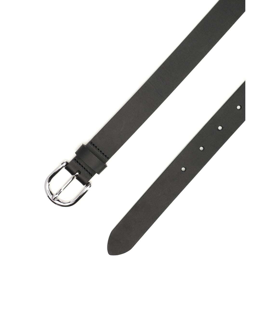 ISABEL MARANT Черный кожаный ремень, фото 2