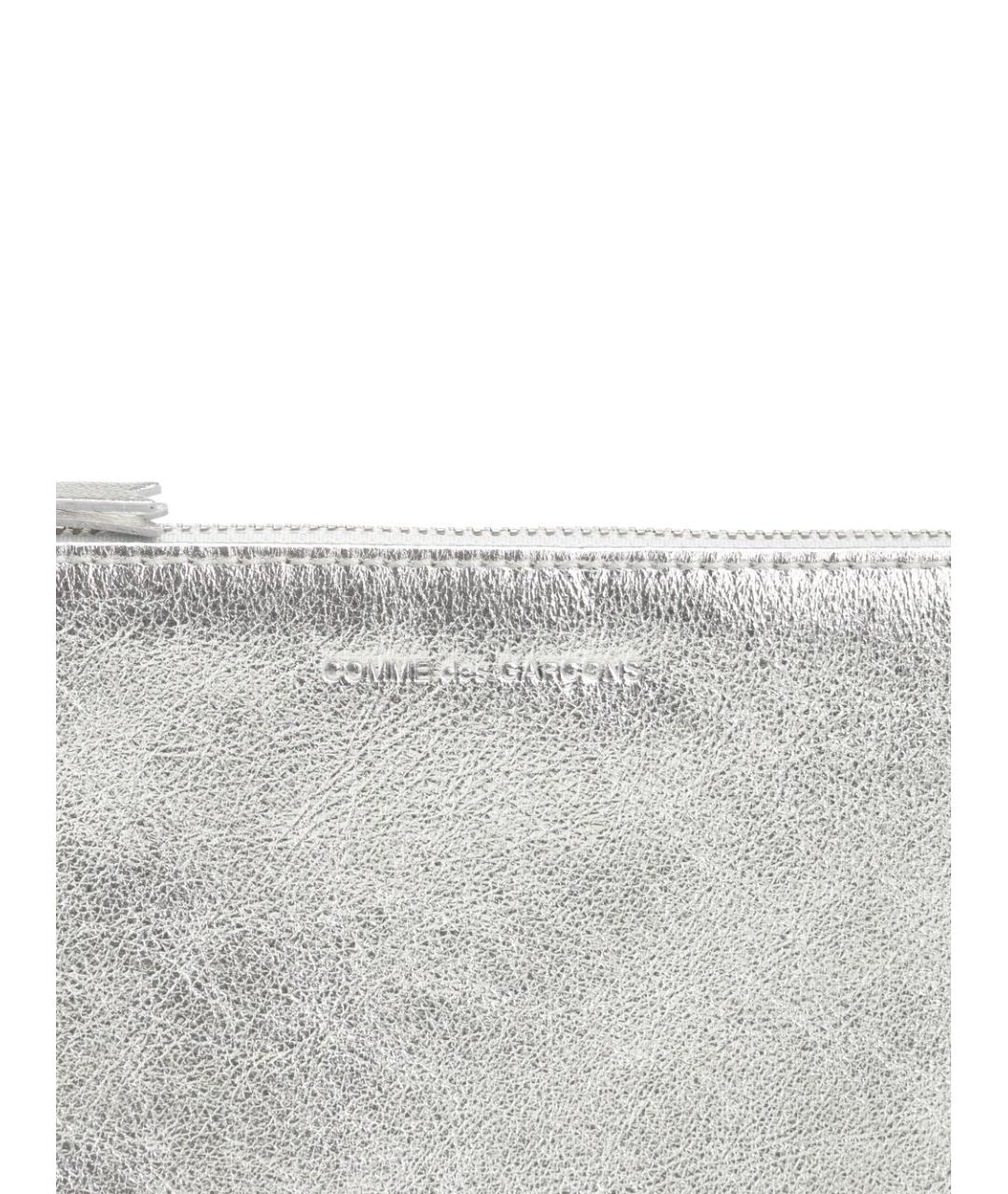 COMME DES GARÇONS WALLET Серебрянный кожаный кошелек, фото 5