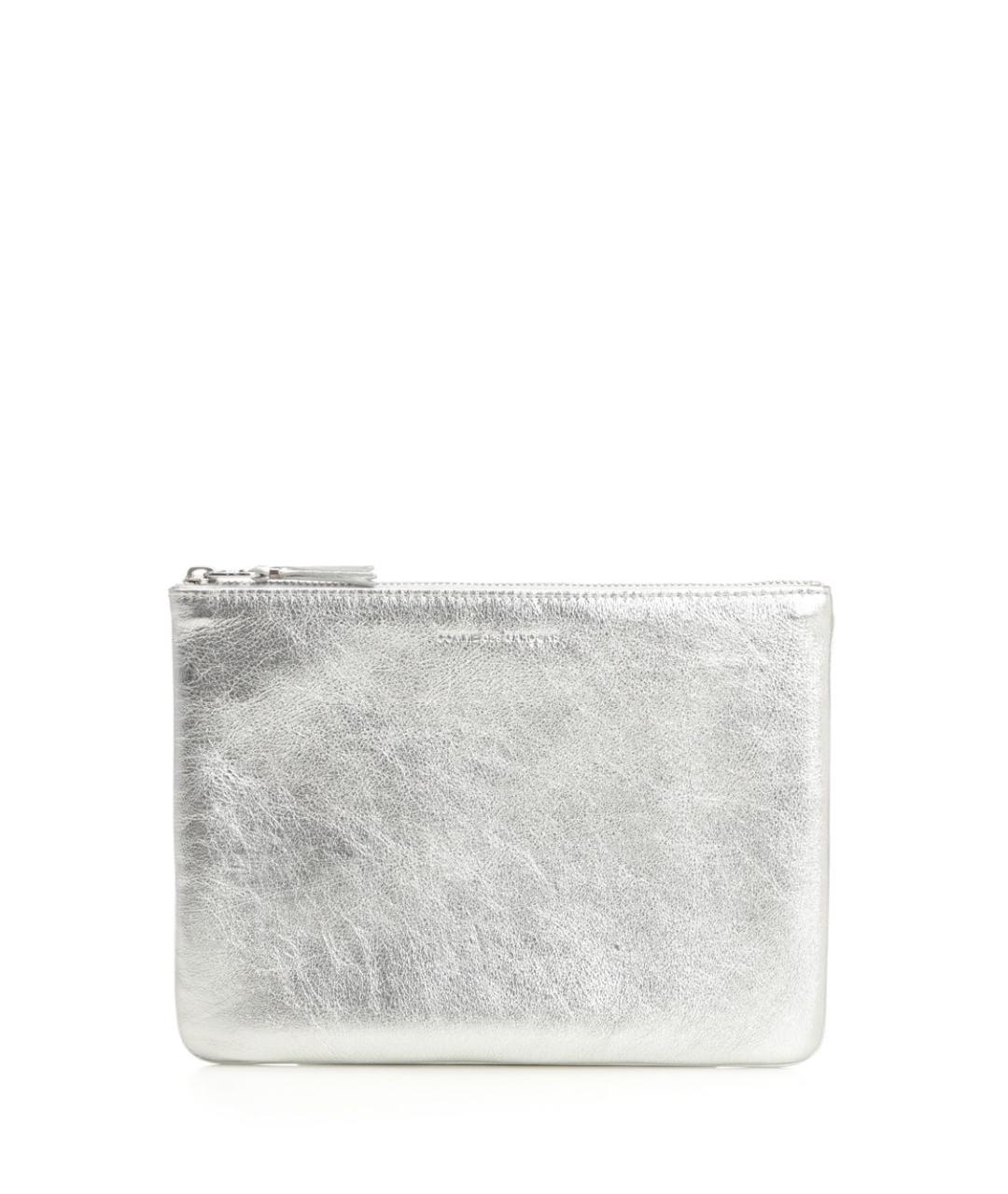 COMME DES GARÇONS WALLET Серебрянный кожаный кошелек, фото 1
