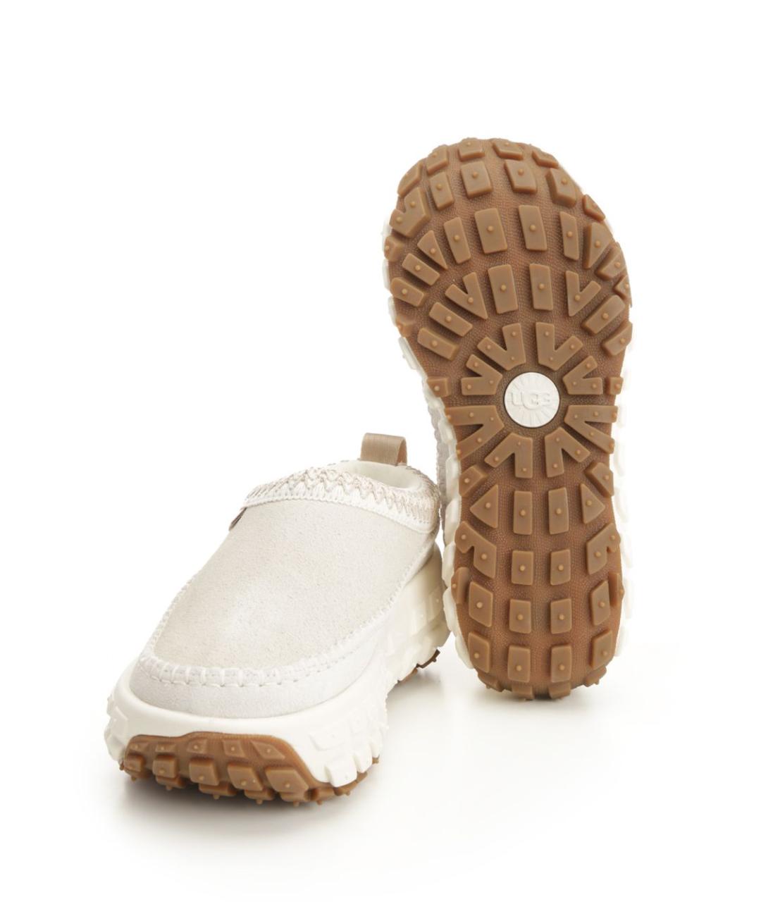 UGG AUSTRALIA Белые замшевые ботинки, фото 5