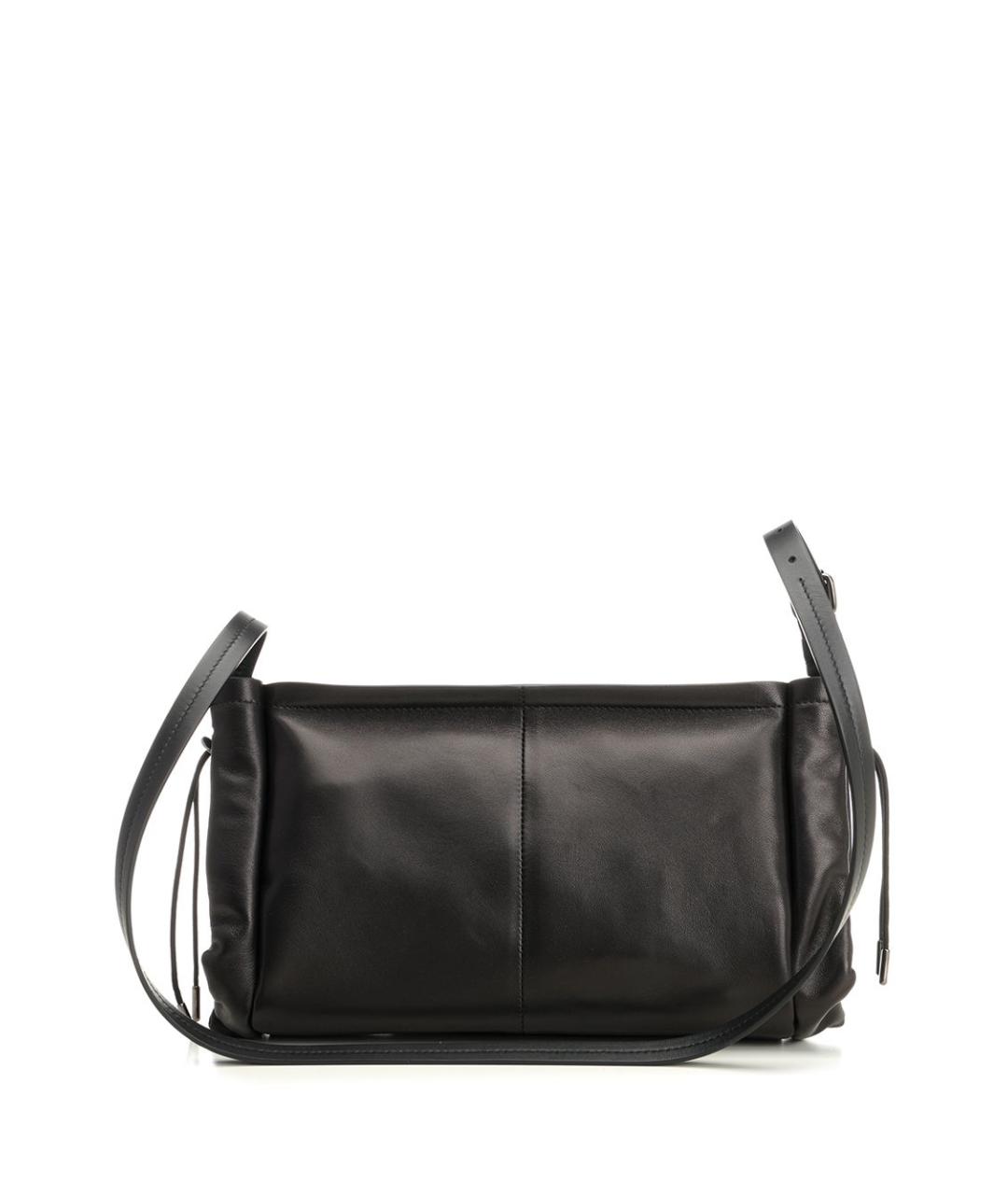 MAISON MARGIELA Черная кожаная сумка через плечо, фото 3