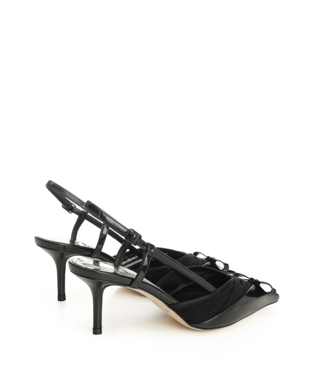 JIMMY CHOO Черные кожаные туфли, фото 3