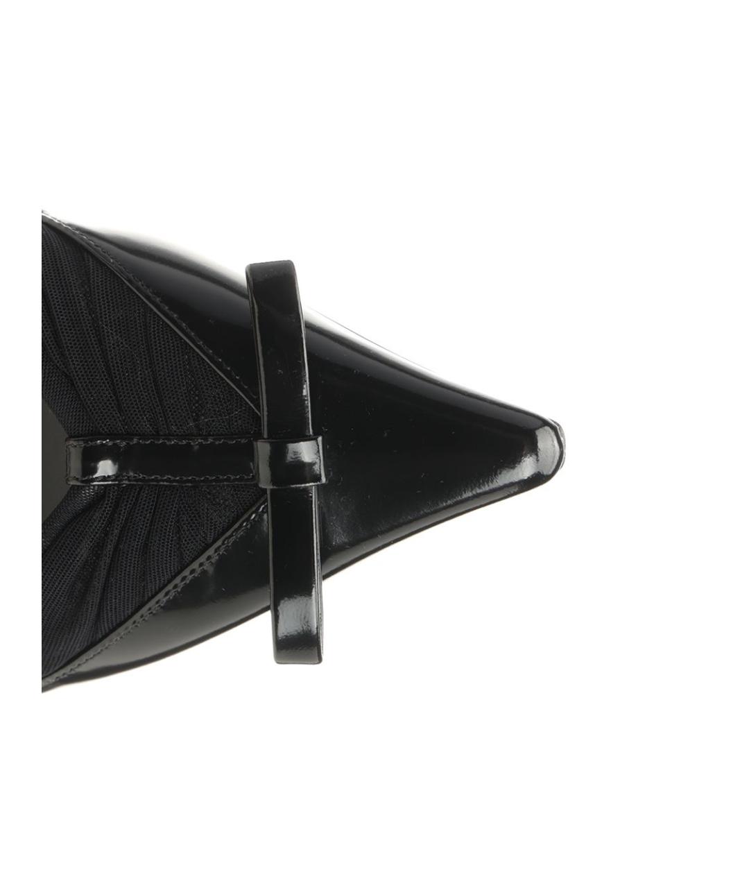 JIMMY CHOO Черные кожаные туфли, фото 4