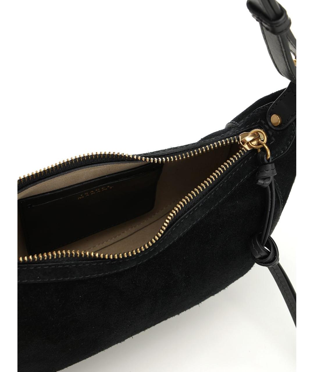 ISABEL MARANT Черная замшевая сумка через плечо, фото 4