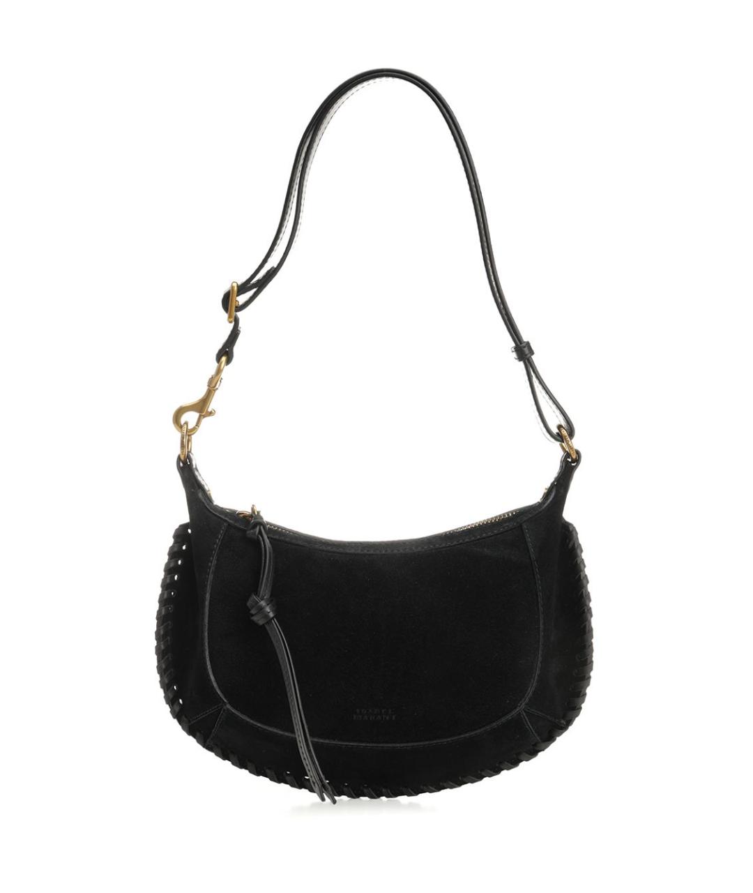 ISABEL MARANT Черная замшевая сумка через плечо, фото 1