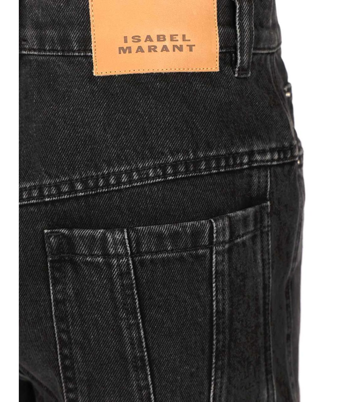 ISABEL MARANT Черные деним шорты, фото 4