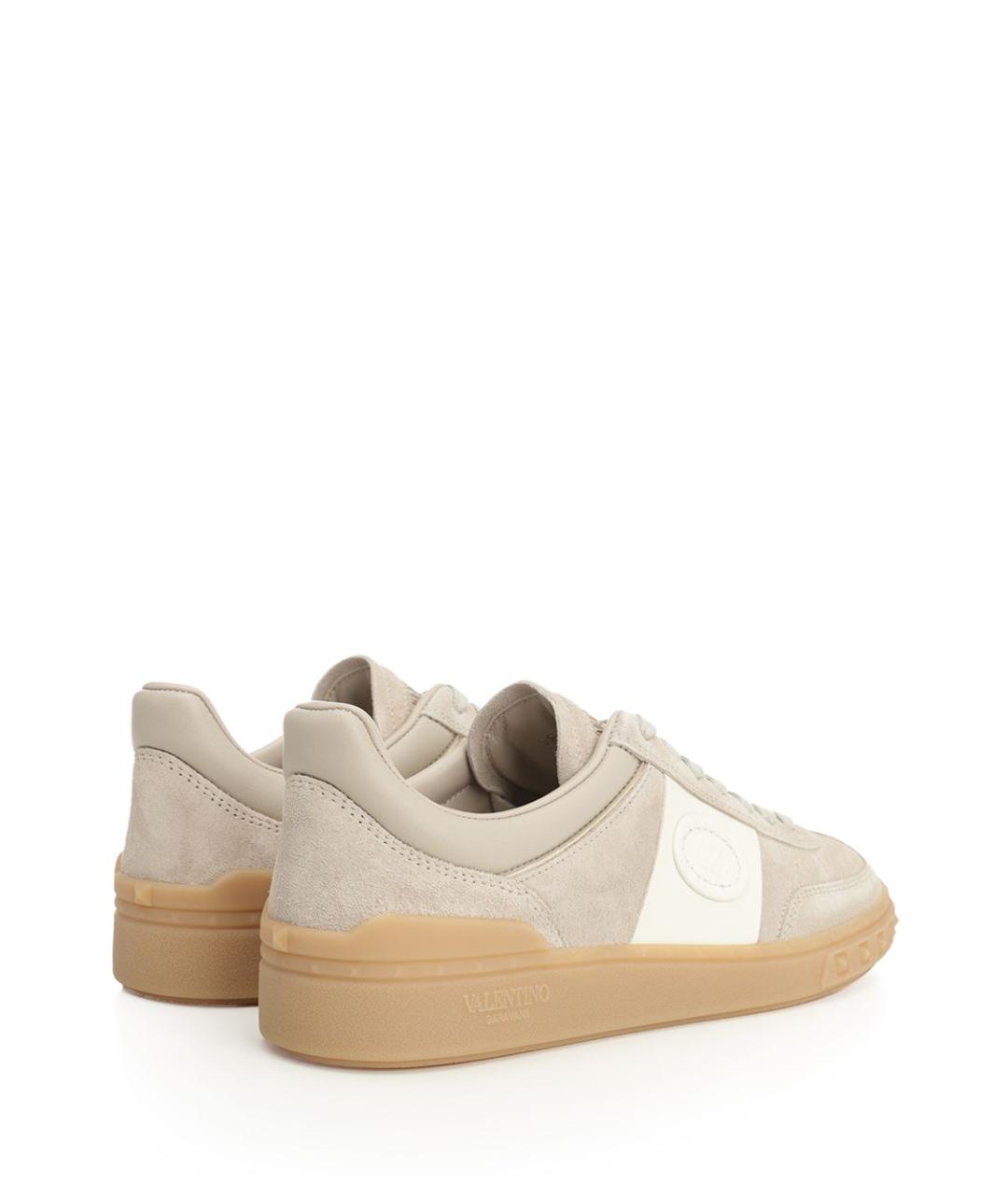 VALENTINO Серые замшевые кроссовки, фото 3