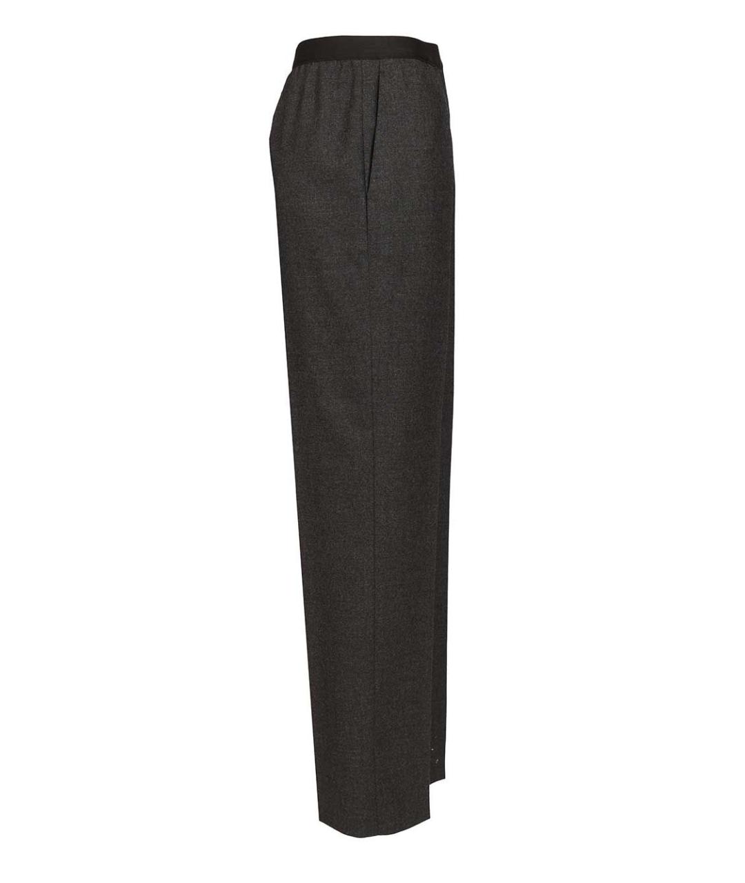MAISON MARGIELA Серые шерстяные брюки узкие, фото 3