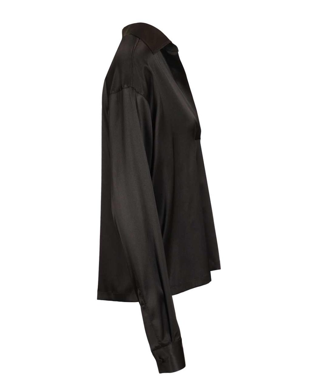 TOM FORD Черная шелковая рубашка, фото 3