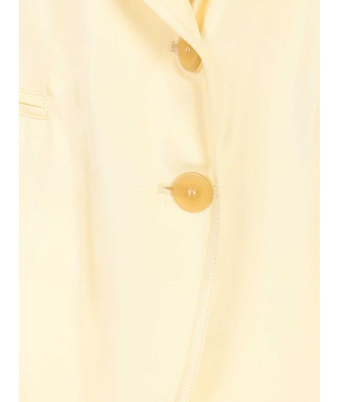 FORTE FORTE Бежевый вискозный жакет/пиджак, фото 4