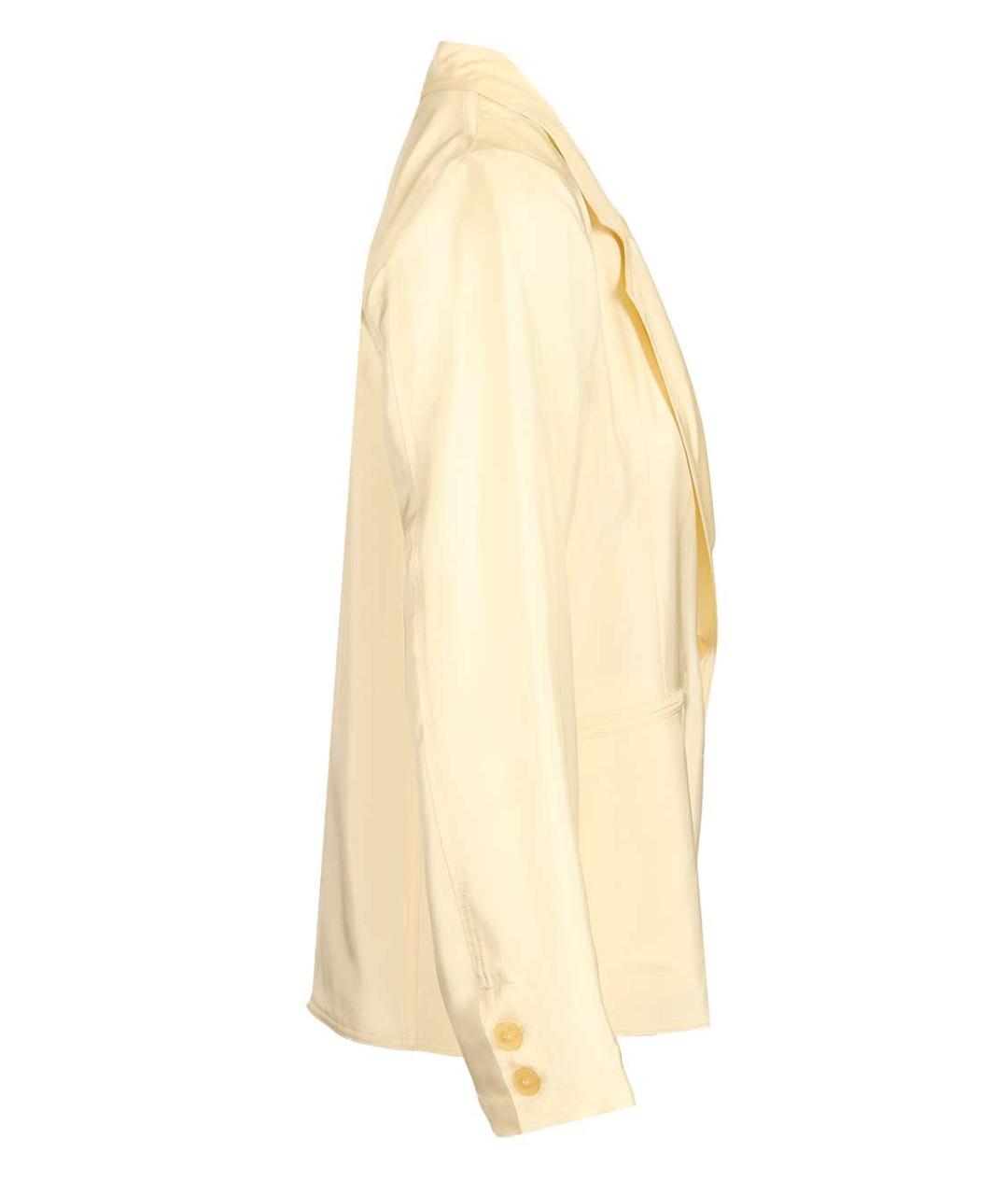 FORTE FORTE Бежевый вискозный жакет/пиджак, фото 3