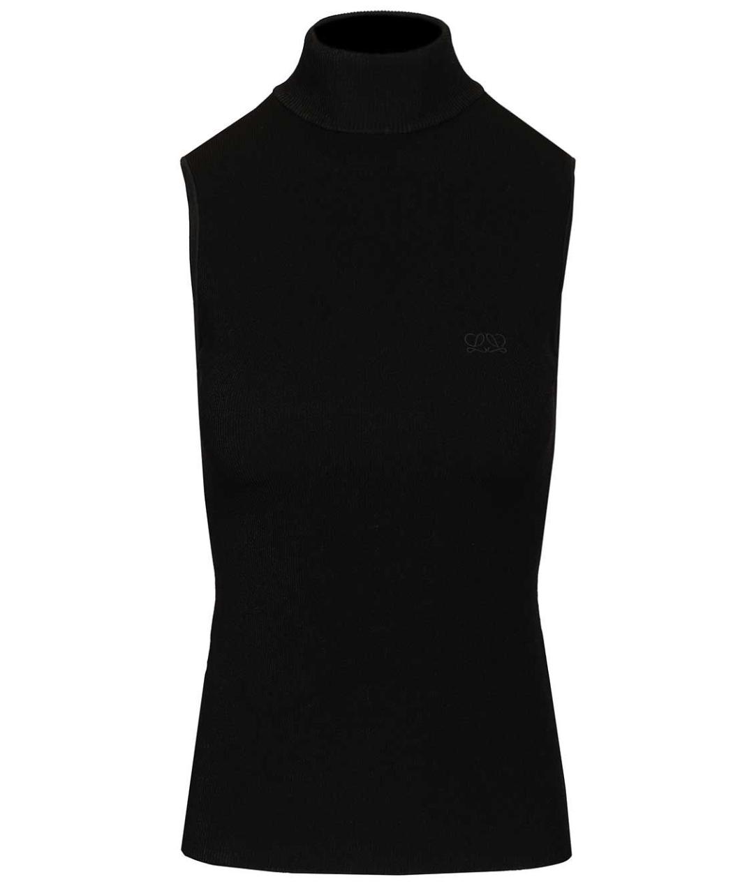 LOEWE Черная майка, фото 1