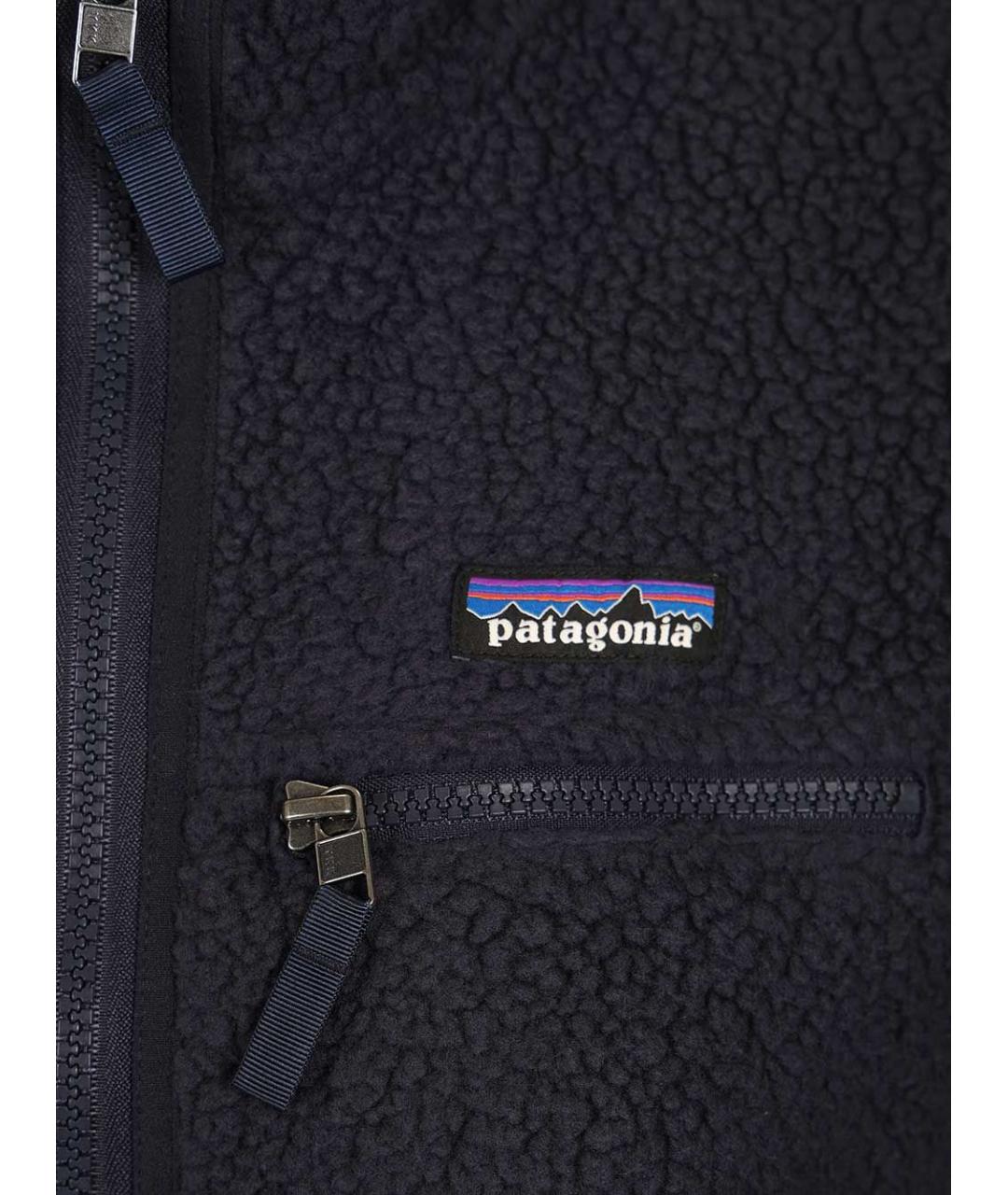 PATAGONIA Темно-синий полиэстеровый жилет, фото 5