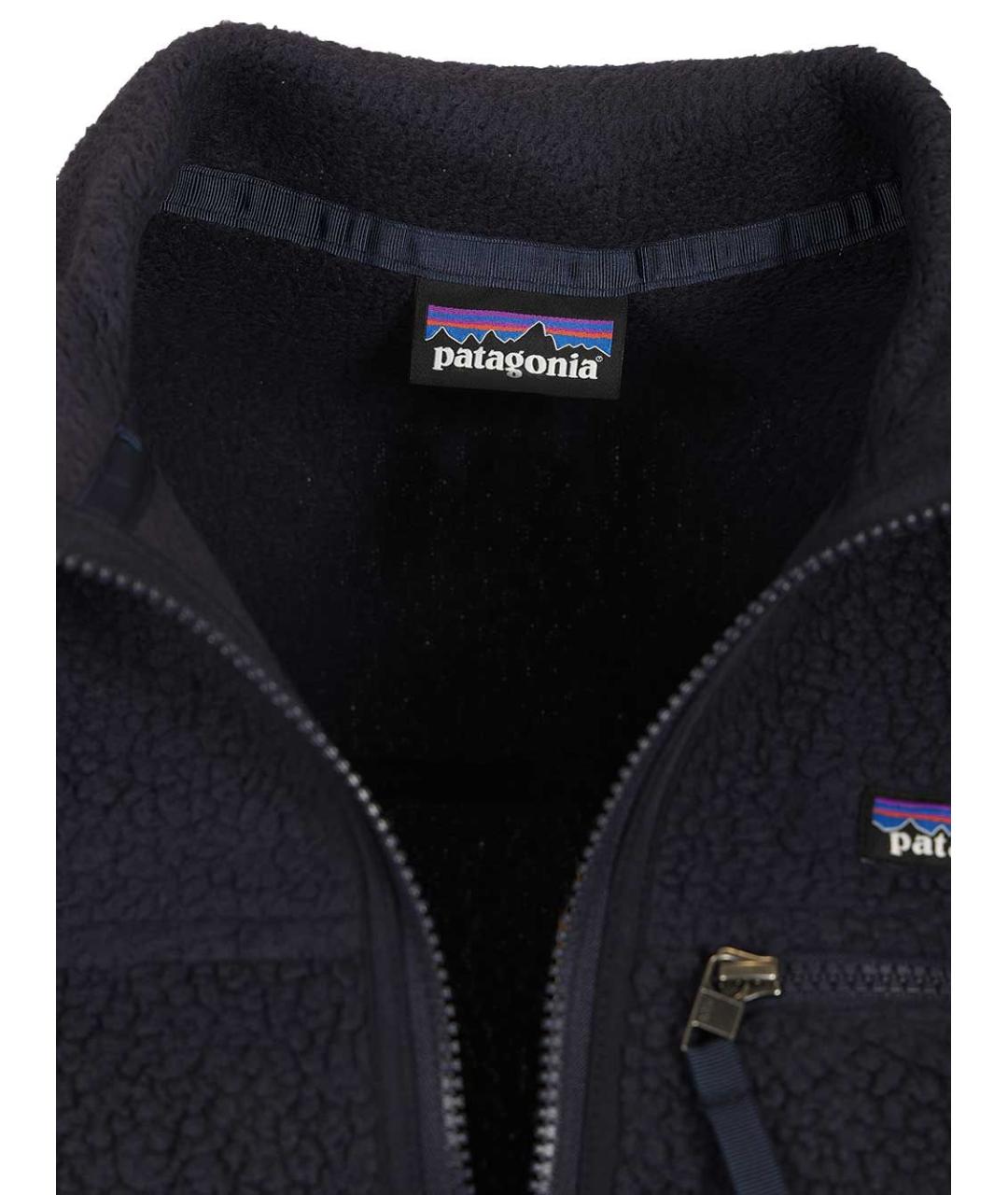 PATAGONIA Темно-синий полиэстеровый жилет, фото 4