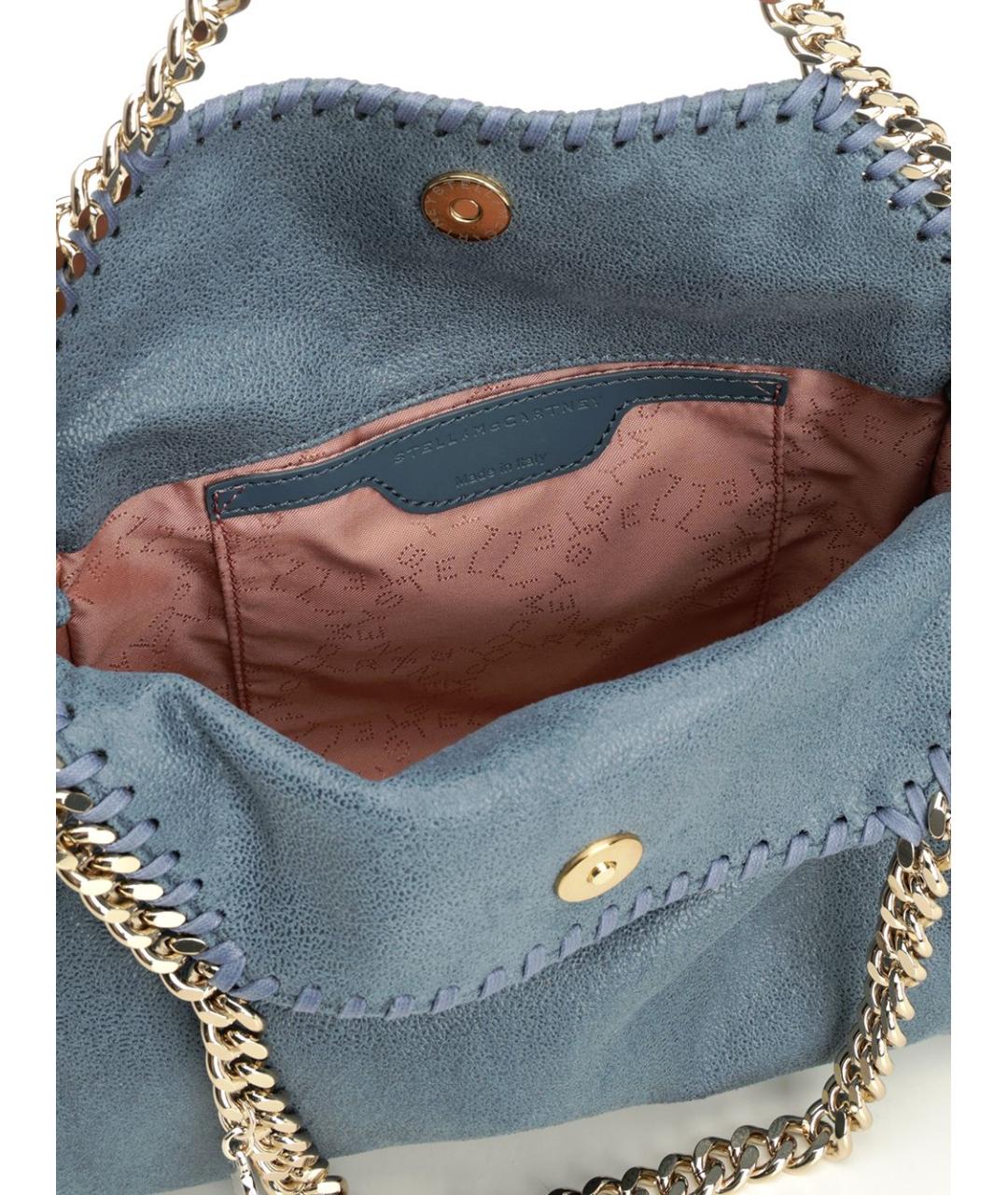 STELLA MCCARTNEY Голубая сумка через плечо из искусственной кожи, фото 4