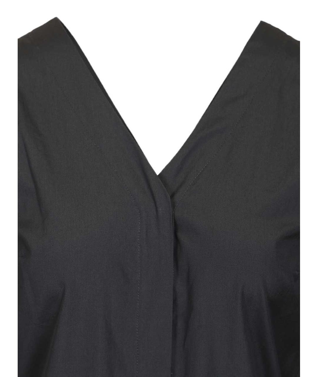 'S MAX MARA Темно-синий хлопковый комбинезон, фото 4