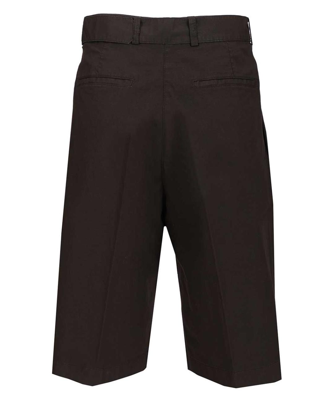 DRIES VAN NOTEN Коричневые хлопковые шорты, фото 2