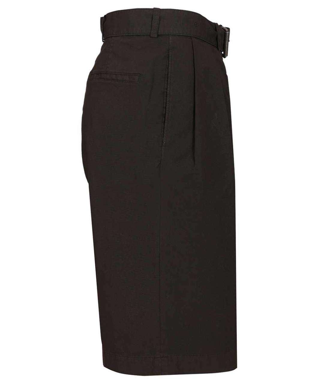 DRIES VAN NOTEN Коричневые хлопковые шорты, фото 3