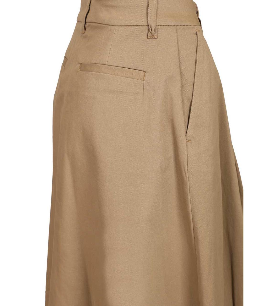 THELATEST Бежевая хлопковая юбка миди, фото 4
