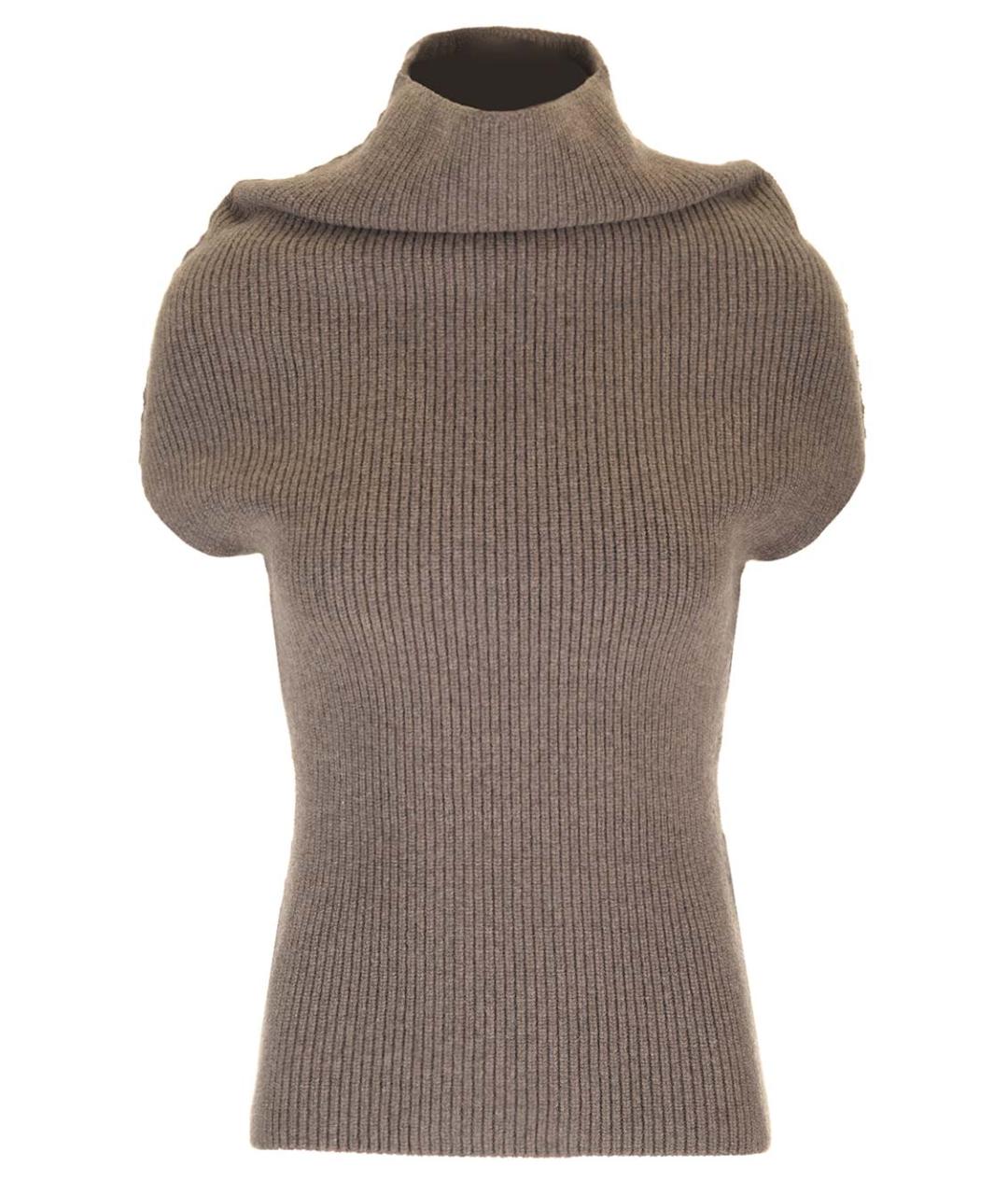RICK OWENS Коричневый кашемировый джемпер / свитер, фото 1